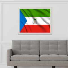 Equatorial Guinea National Flag Wall Art