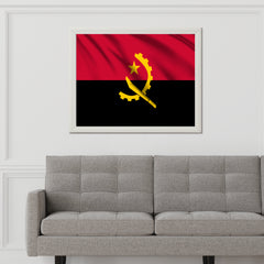 Angola National Flag Wall Art