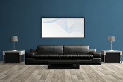 Technology Waves Abstract Wall Art