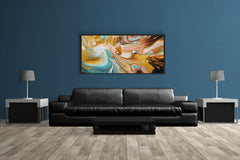 Multicolor Painted Oil Abstract Wall Art