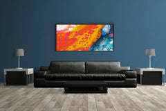 Earth Surface Water Paint Abstrat Wall Art