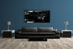 Black Granite Abstract Wall Art