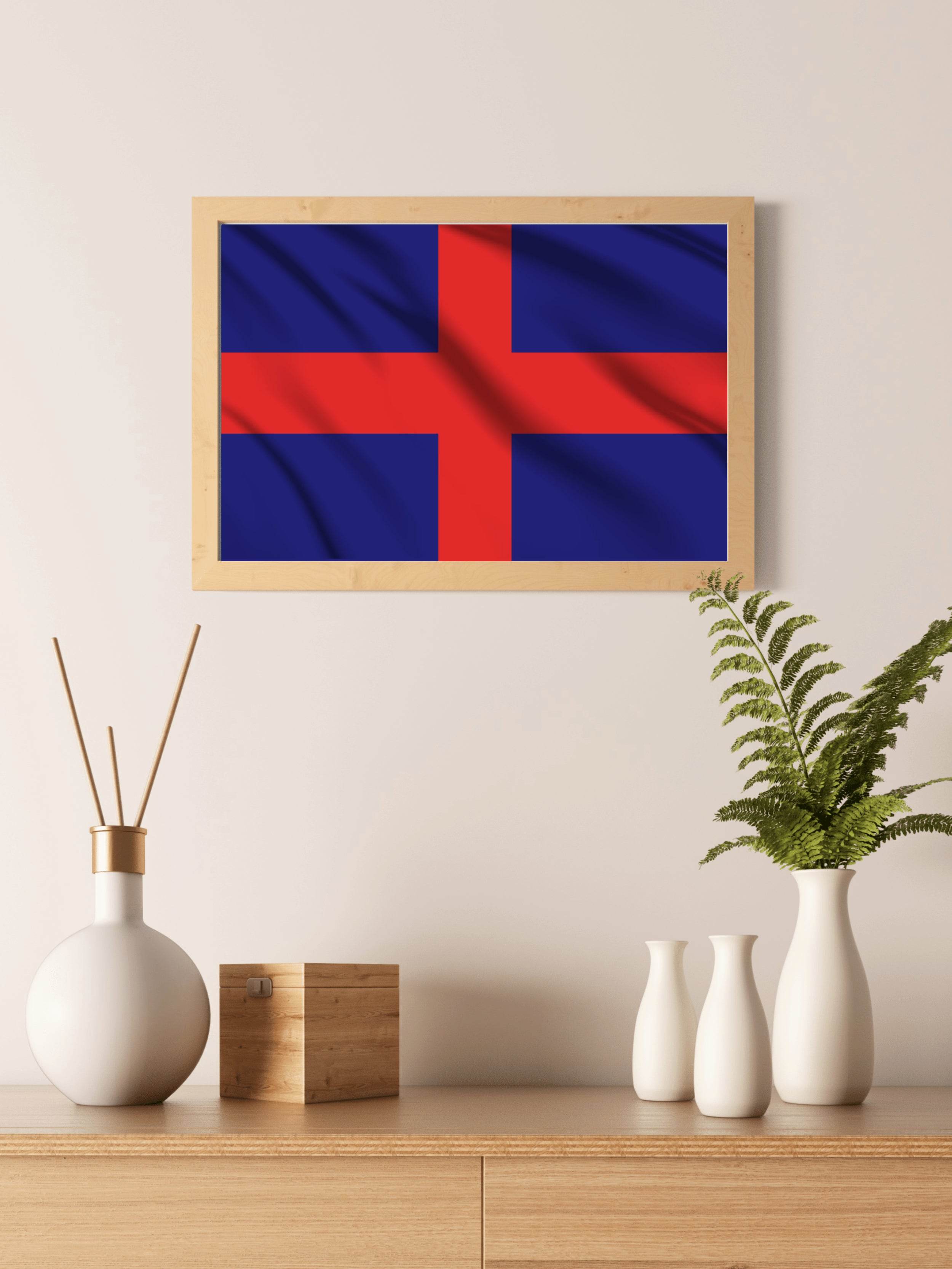 Oldenburg National Flag Wall Art - beink online art store