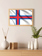 Faroe Islands National Flag Wall Art