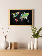 Creative Worldmap Wall Art