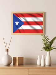 Puerto Rico National Flag Wall Art