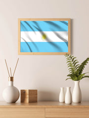 Argentina National Flag Wall Art - beink online art store