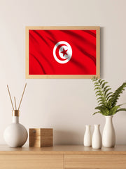 Tunisia National Flag Wall Art