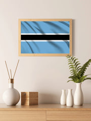 Botswana National Flag Wall Art