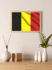 Belgium National Flag Wall Art