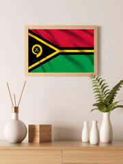 Vanuatu National Flag Wall Art