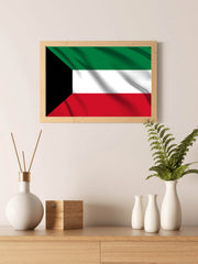Kuwait National Flag Wall Art - beink online art store