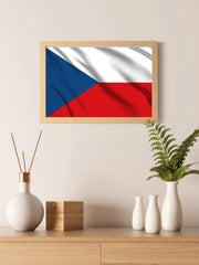 Czech Republic Flag Wall Art