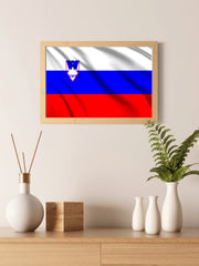 Slovenia National Flag Wall Art