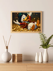 Rich Scrooge McDuck Wall Art - beink online art store