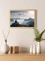 Mountaintop Moment Motivational Wall Art