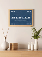 Hustle Motivational Wall Art