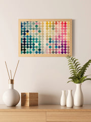 Abstract Painting of Circles With Different Colors