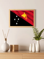 Papua New Guinea National Flag Wall Art