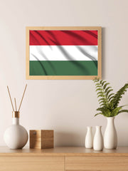 Hungary National Flag Wall Art - beink online art store