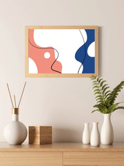 Handmade Opposite Faces Abstract Wall Art