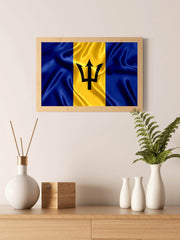 Barbados National Flag Wall Art - beink online art store
