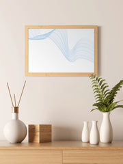 Technology Waves Abstract Wall Art