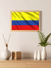 Colombia National Flag Wall Art