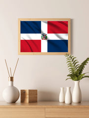 Dominican Republic National Flag Wall Art