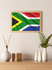 South Africa National Flag Wall Art - beink online art store