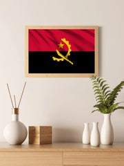 Angola National Flag Wall Art