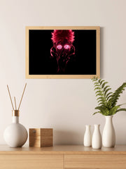 Neon Dope Sukuna Anime Wall Art