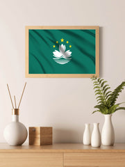 Macau National Flag Wall Art - beink online art store