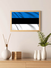 Estonia National Flag Wall Art - beink online art store