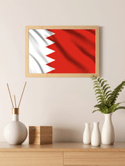 Bahrain National Flag Wall Art