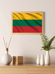 Lithuania National Flag Wall Art - beink online art store