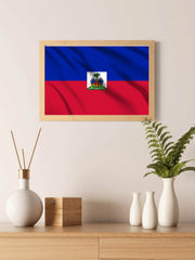 Haiti National Flag Wall Art - beink online art store