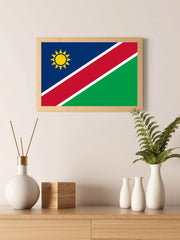 Namibia National Flag Wall Art - beink online art store