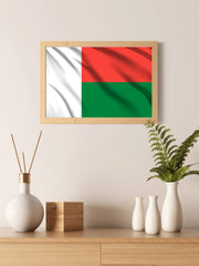 Madagascar National Flag Wall Art