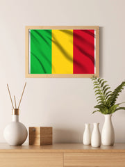 Mali National Flag Wall Art - beink online art store