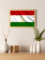 Tajikistan National Flag Wall Art