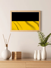 Kashubia National Flag Wall Art - beink online art store