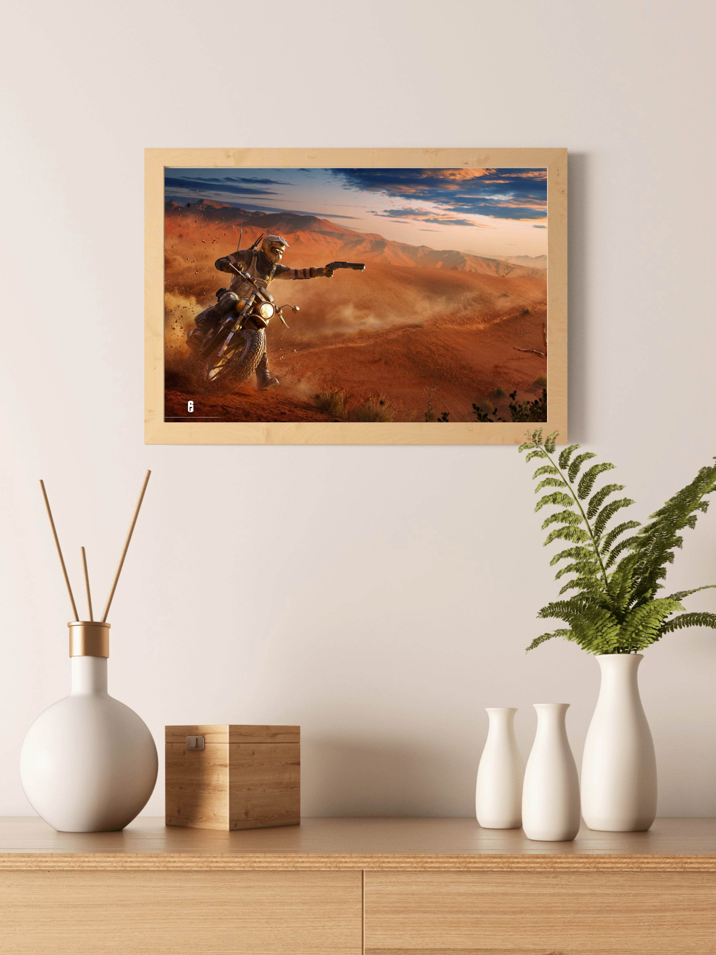 Rainbow Six Seige Desert Gaming Wall Art - beink online art store