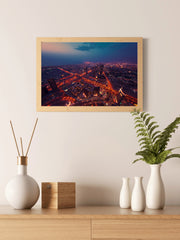 A Bustling Metropolis Wall Art