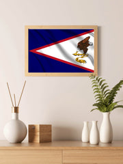 American Samoa National Flag Wall Art - beink online art store