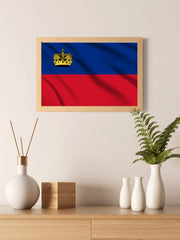 Liechtenstein National Flag Wall Art