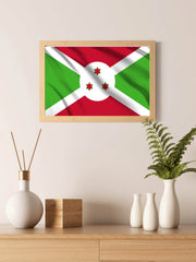 Burundi National Flag Wall Art - beink online art store