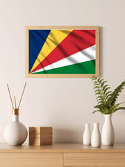Seychelles National Flag Wall Art - beink online art store