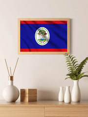 Belize National Flag Wall Art - beink online art store