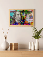 Benjamin Franklin on Dollar Wall Art